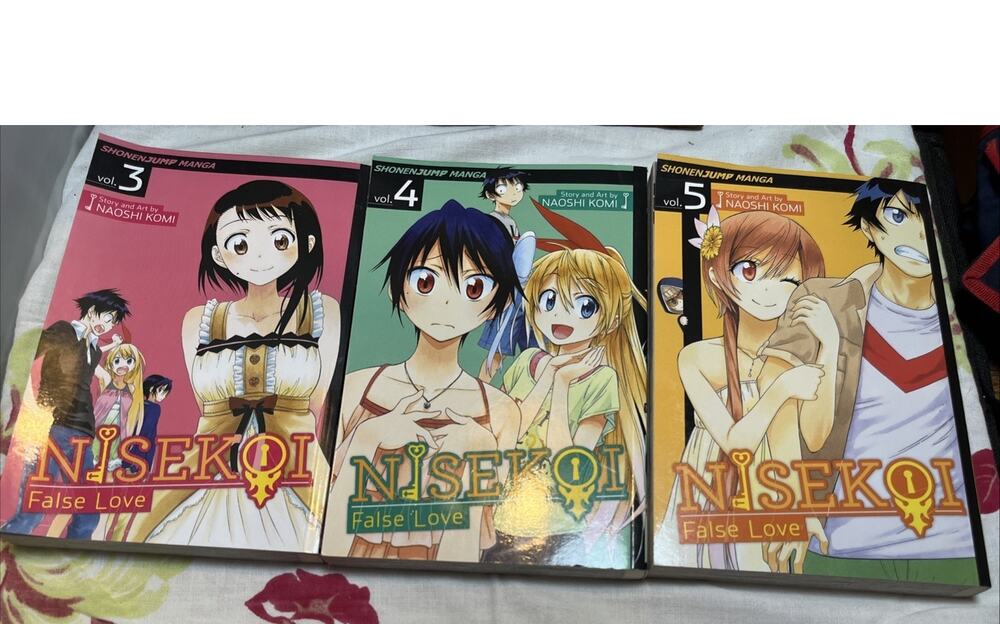 Nisekoi: False Love Vol 3 4 5 By Naoshi Komi English Manga Lot Books